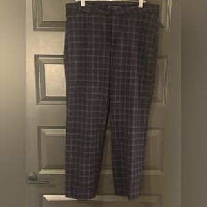 NWT Banana Republic Straight-Leg Plaid Pants Size 12